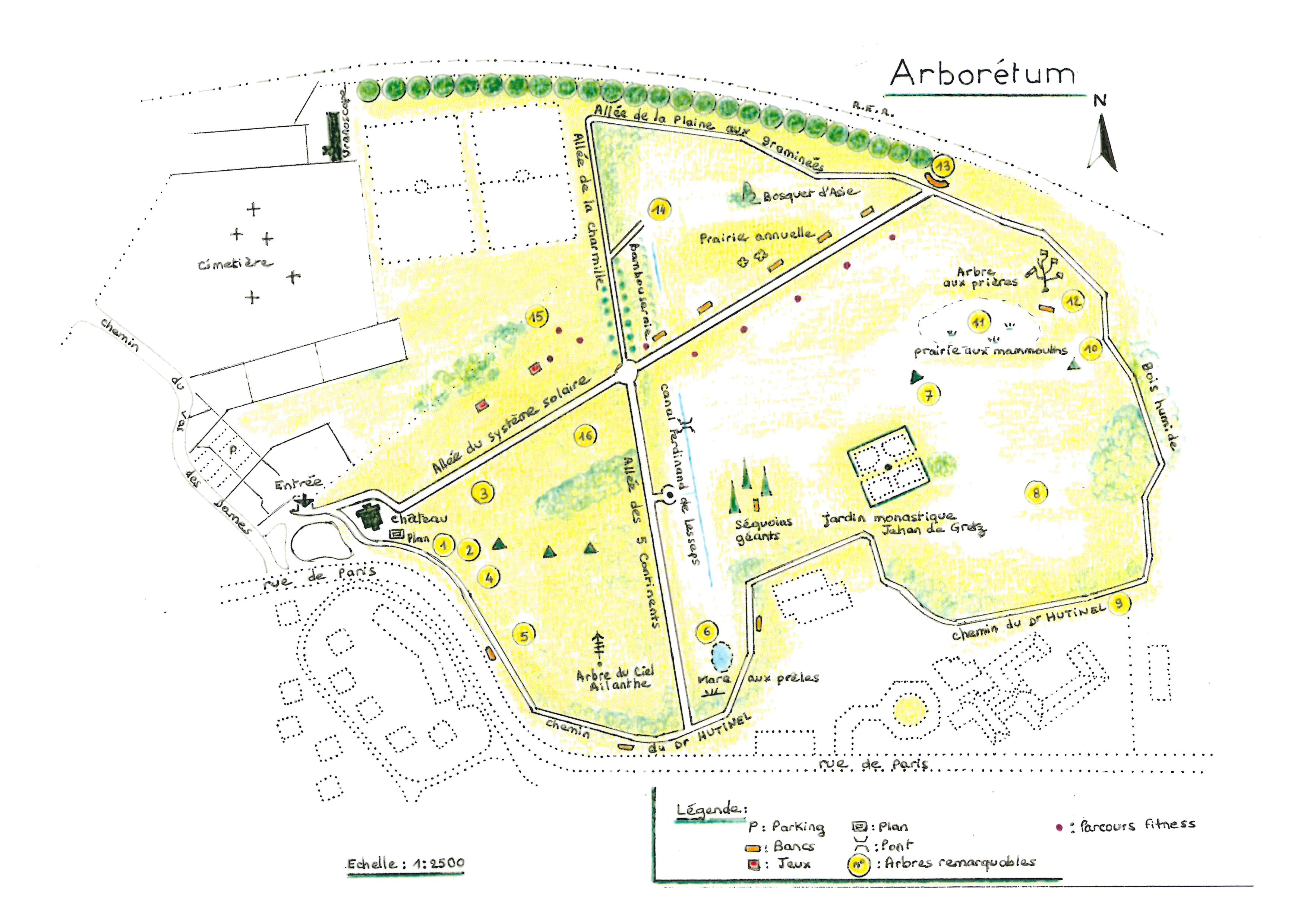 plan arboretum   parcours fitness