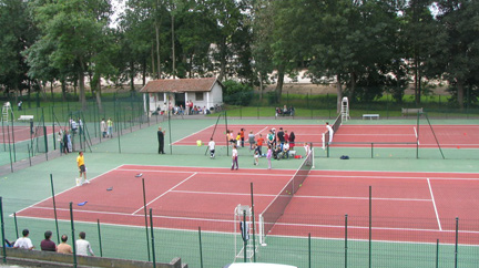 Les terrains de tennis du SCGT Tennis de Gretz-Armainvilliers